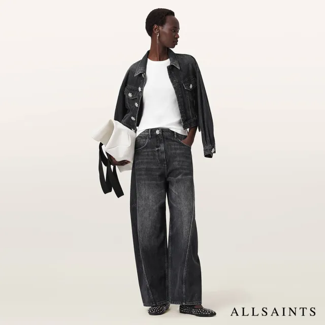 【ALLSAINTS】GIA 羅紋短袖T恤-白 W026JD(修身版型)