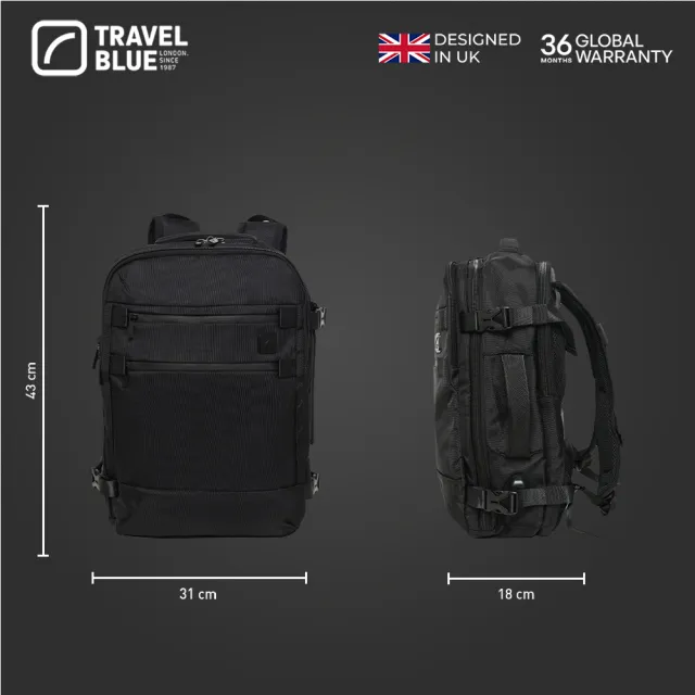 【Travel Blue 藍旅】雙11 Journey 經典款旅行後背包 Lite 極輕量旅行款背包 多色可選 TB3055