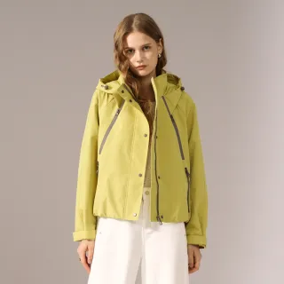 【KERAIA 克萊亞】魅力價-風馭雙境防風防水連帽外套