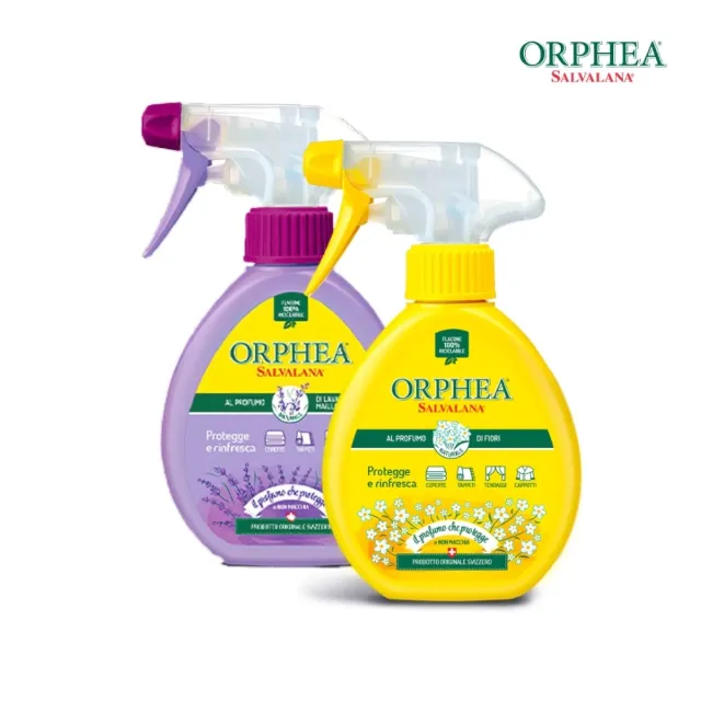 【ORPHEA 歐菲雅】衣物香氛袋+衣物防護噴霧(可取代樟腦丸、增添衣物香味)