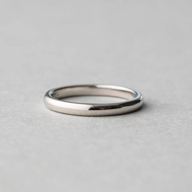 【ete】PAIR 鉑金色黑鑽戒指(鉑金色)