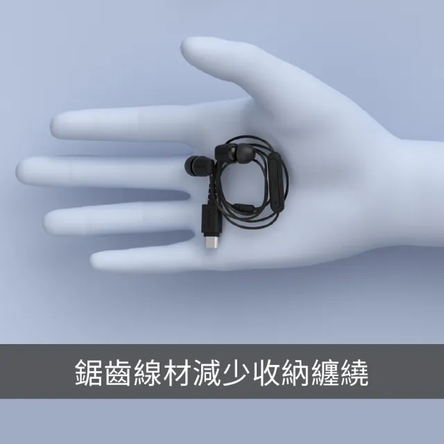 【SONY 索尼】Type-C 有線入耳式耳機 IER-EX15C(公司貨 保固 12 個月)