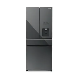 【Panasonic 國際牌】540公升 一級能效無邊框霧面玻璃四門對開冰箱-極緻灰(NR-D541PG-H1)