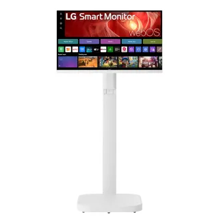 【LG 樂金】Smart Monitor 斜槓機 Duo 27型 4K 移動式智慧螢幕(智慧聯網 手機投影 4K UHD IPS)