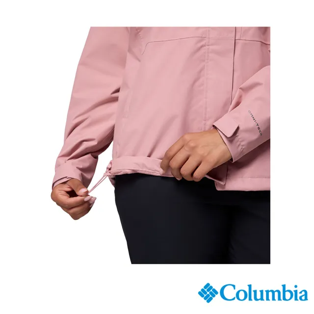 【Columbia 哥倫比亞】女款-OT防水外套-Hikebound™-淺粉色(UWR05330LK/JF)