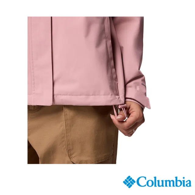 【Columbia 哥倫比亞】女款-OT防水外套-Hikebound™-淺粉色(UWR05330LK/JF)