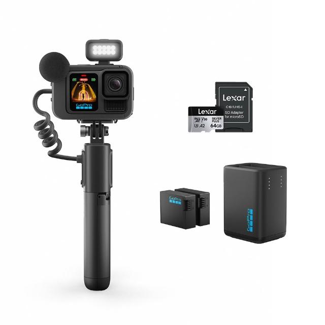 【GoPro】HERO 13 CE創作者雙充電量加倍套組