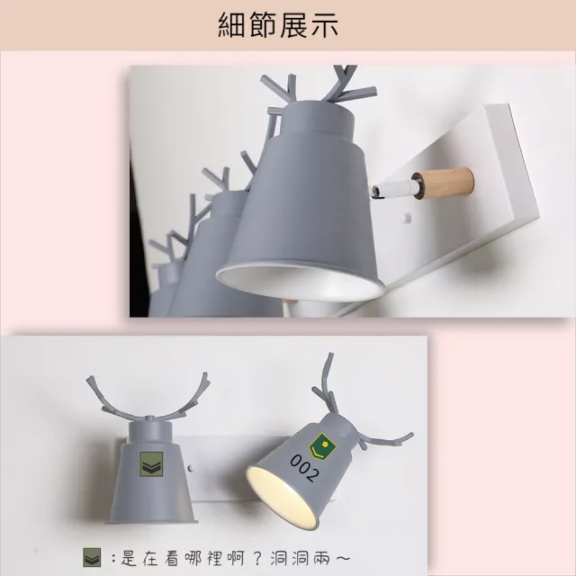 【罩大燈飾】E27燈頭 1燈 壁燈(簡約現代LED壁燈 客廳 臥室 書房)