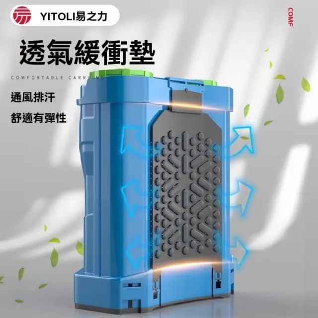 【艾嘉圖】電動噴霧器 農用高壓背負式噴灑機 鋰電池打藥機(農藥噴灑 強勁噴射 均勻霧化 30畝續航)