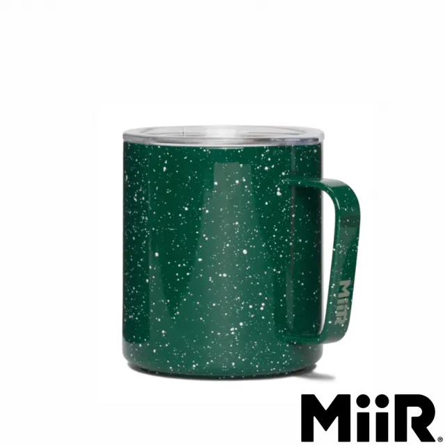 【MiiR】MiiR 雙層真空 保溫/保冰 露營杯/馬克杯 12oz/354ml(琺瑯綠 滑蓋款)（其他規格）