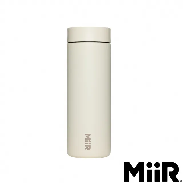 【MiiR】保溫/保冰 防漏 360 環口蓋 旅行 隨身瓶 16oz/473ml(砂岩白)