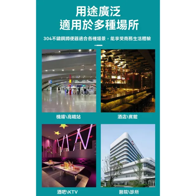 【窩居】不銹鋼蹲便器 防臭 帶存水彎+腳踏閥 45x58cm(蹲坑式廁所 蹲廁 便盆 大小便器 蹲盆)