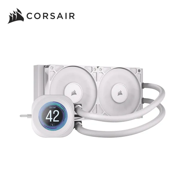 【CORSAIR 海盜船】NAUTILUS 240 ARGB LCD CPU水冷散熱器