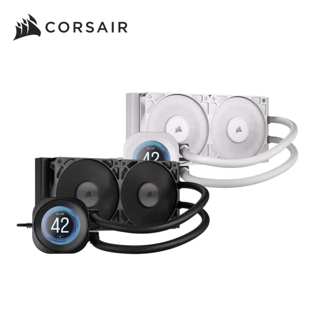 【CORSAIR 海盜船】NAUTILUS 240 ARGB LCD CPU水冷散熱器