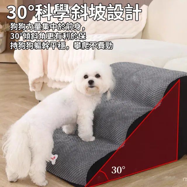【IPSKY】斜坡四層寵物樓梯 50公分(狗狗階梯  寵物斜坡 貓咪樓梯 貓爬梯 寵物爬梯 寵物階梯)