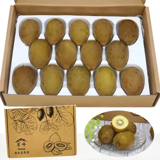 【愛蜜果】台灣合歡山翠峰黃金奇異果14顆原裝禮盒X1盒(約2.5斤/盒)
