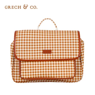 【GRECH&CO】學院風後背包(書包 兒童背包)
