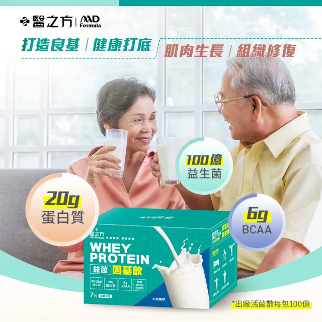 【台塑生醫醫之方】SET-益菌固基飲-可可風味(32gx10包/盒)