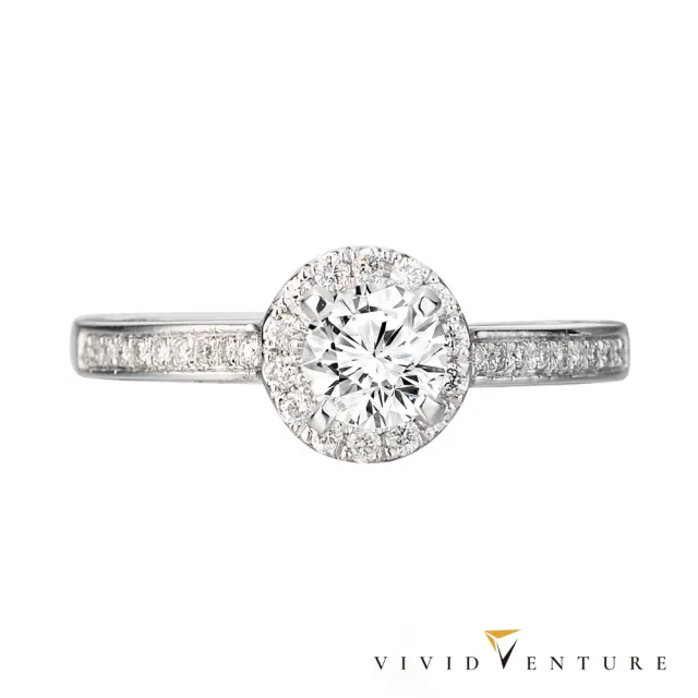 【Vividventure 亞帝芬奇】鉑金 GIA 50分 DVS2 3VG 八心八箭 無螢光 天然鑽石 真鑽 戒指 品味愛情