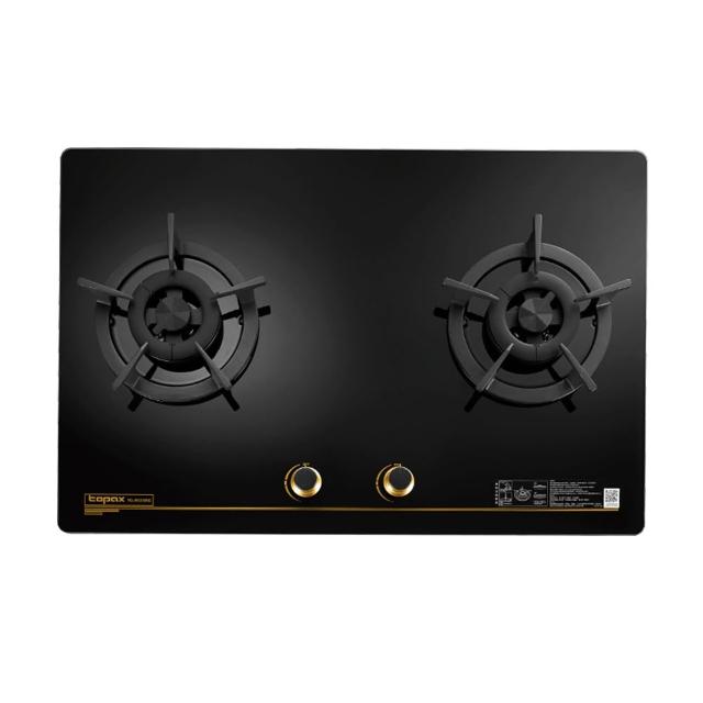 【莊頭北】銅鋁爐頭二口大面板玻璃檯面爐(TG-8523BG 原廠技師基本安裝)