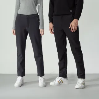 【pierre cardin 皮爾卡登】網路獨家 男女款 防風防潑水內裡刷毛保暖長褲(多款任選)