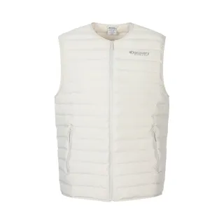 【Discovery Expedition】男版U領輕量鴨絨背心 羽絨背心(DMDV71056-BES)