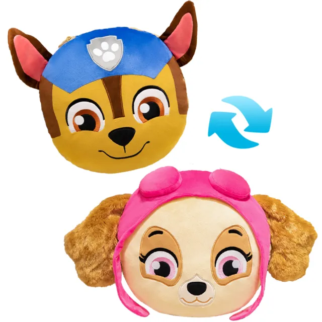 【paw patrol 汪汪隊立大功】阿奇天天多用途雙面枕(汪汪隊正版授權 阿奇天天可翻轉造型枕)