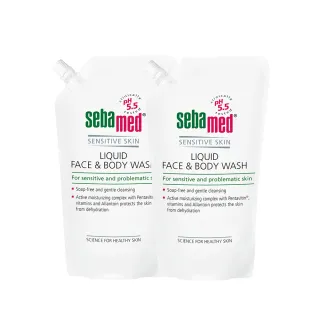 【SEBAMED 施巴】潔膚露環保包1000mlx2入組(總代理)