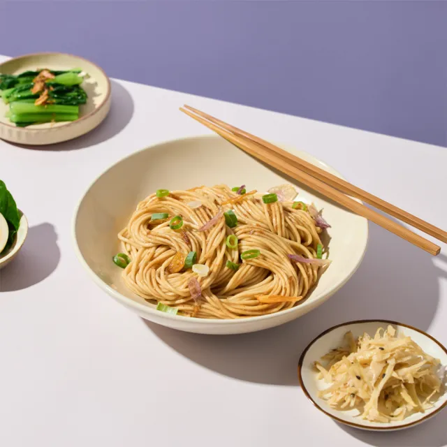 【chuyun 初耘】麻醬、油蔥 4袋組(乾拌麵/快煮麵/關廟麵/素食/蔬食/五辛素)