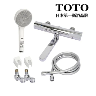 【TOTO】日本原裝TOTO溫控淋浴恆溫龍頭+蓮蓬頭套組(TBV03401J1平行輸入)