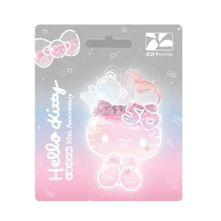 【悠遊卡】代銷 HELLO KITTY 50TH造型悠遊卡-clear kitty