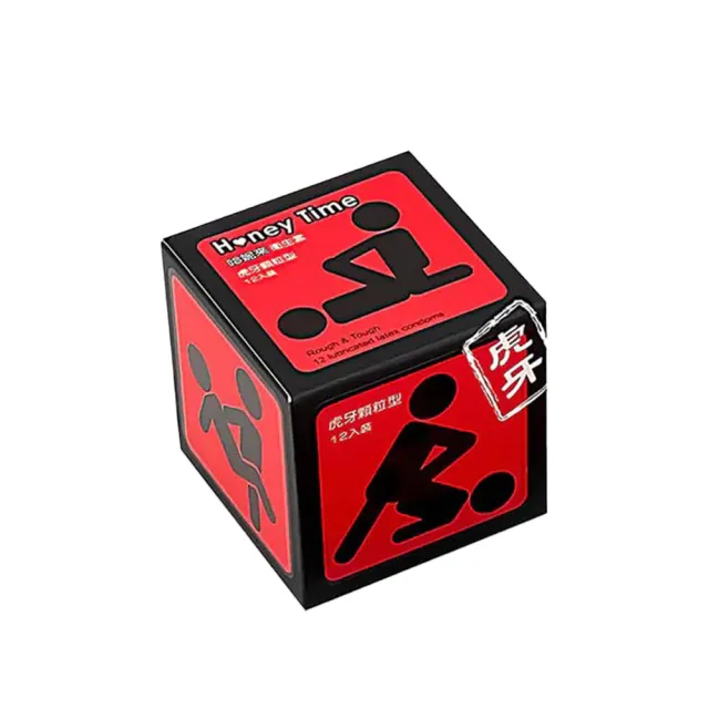【HoneyTime 哈妮來】Honey Time 紅球 虎牙型 12入(虎牙顆粒/無味/特有觸感/刺激)