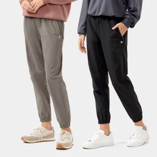 【Hang Ten】女裝-恆溫多功能-JOGGER FIT四面彈防輕潑水鬆緊抽繩束口長褲(多色選)