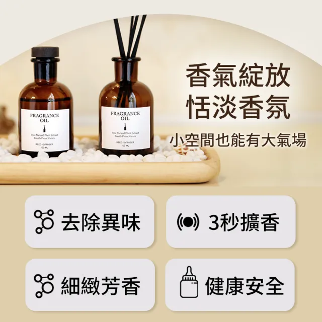 【SYU】植萃精油室內擴香100ml 居家香氛(精油擴香瓶 擴香瓶 室內擴香瓶)