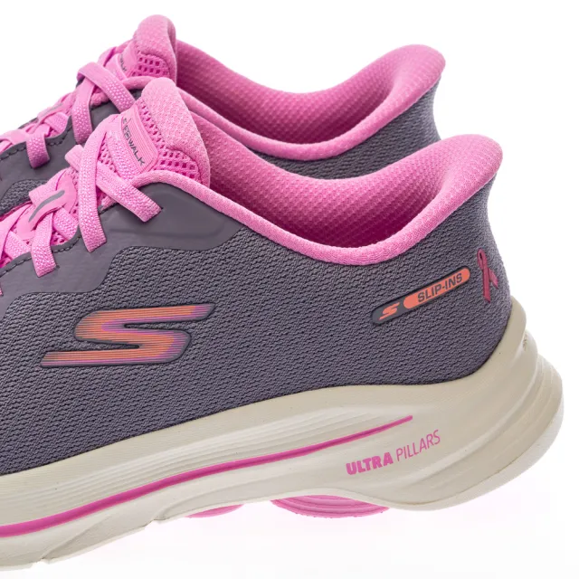 【SKECHERS】女鞋 健走系列 健走鞋 瞬穿舒適科技 GO WALK 8_BCA 寬楦款(125931WLVPK)