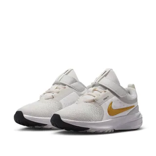 【NIKE 耐吉】運動鞋 童鞋 中童 兒童 魔鬼氈 STAR RUNNER 5 PS 米白 HF7005-007