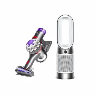 【dyson 戴森】HP10 三合一涼暖清淨機 + V8 Focus 無線除塵蟎機(銀灰色)(超值組)