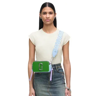 【MARC JACOBS】本季精選 MJ THE SNAPSHOT 奇異果綠拼色斜背包