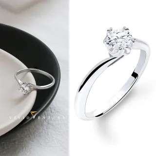 【Vividventure 亞帝芬奇】鉑金 GIA 50分 DSI2 3VG 八心八箭 無螢光 天然鑽石 真鑽 戒指 經典最愛