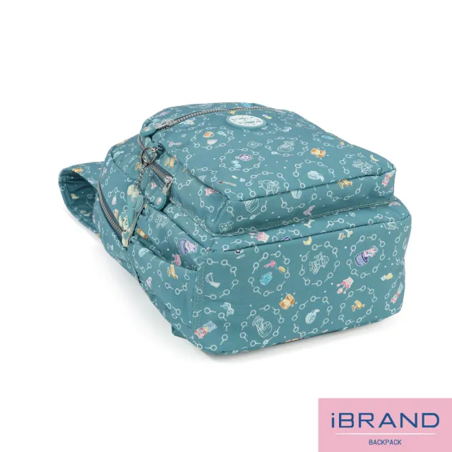 【iBrand】雙11 趣味派對尼龍口袋後背包(探索樂園)