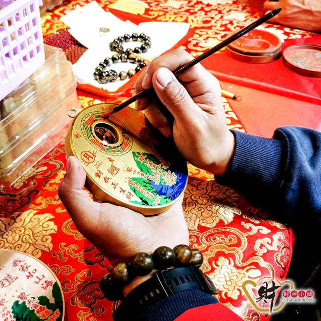 【財神小舖】經典銅板凸鏡 山海鎮 圓 5寸(已開光  鎮宅 辟邪 化煞 保平安)