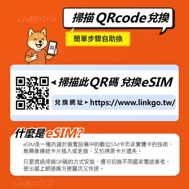 【LINKGO】白鑽卡 中國大陸 eSIM卡 30天上網總流量10GB 免翻牆支援LINE FaceBook(中國網卡 大陸 西藏 新疆)