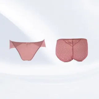 【Swear 思薇爾】Love myself系列M-XL低腰三角女內褲(珊瑚紅)