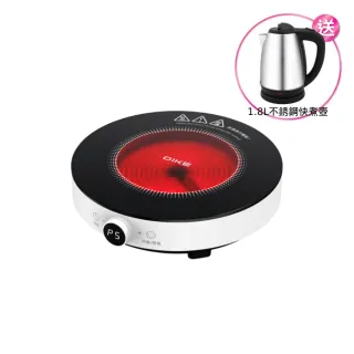 【DIKE】HKE610 黑晶溫控電陶爐(4大安全防護 3小時不使用自動關機)