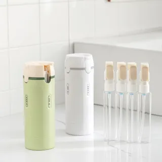 【Clook 鹿客家居】四合一旅行分裝瓶-二入組(防漏按壓 可拆洗 旅行收納 登機友善)