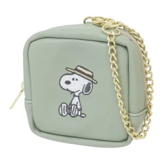 【Kamio】雙11 SNOOPY 史努比 刺繡迷你收納包 零錢包 附吊練