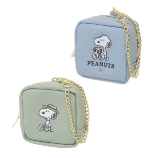 【Kamio】雙11 SNOOPY 史努比 刺繡迷你收納包 零錢包 附吊練