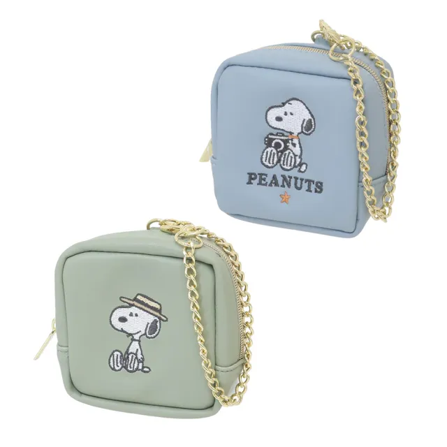 【Kamio】SNOOPY 史努比 刺繡迷你收納包 零錢包 附吊練