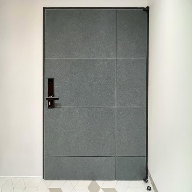 【菲米諾】防焰立體切邊吸音板 80x60CM 5片裝(門片90*200公分 專屬組合包)