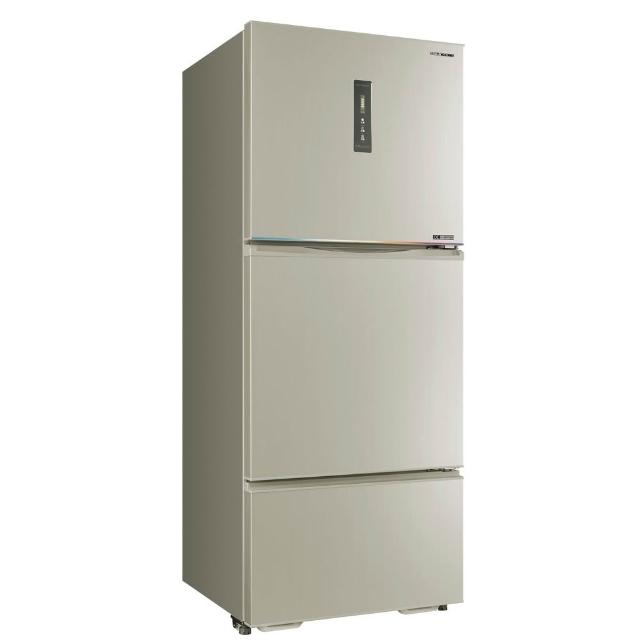 SANLUX臺灣三洋 SR-V531C 535公升三門冰箱，採用DC直流風扇馬達，提供優異冷藏效能與低噪音運轉。銀色系設計，尺寸寬726mm/深754mm/高1848mm，重量78kg，適閤中小型家庭使用。臺灣製造，耗電量僅300W，第1級能源效率標章，環保R600a冷媒，全機及壓縮機保固1年，含基本安裝服務。BSMI許可字號R31005，左開門設計（由右至左開），110V電壓，301-599公升容量區間，高效節能首選！